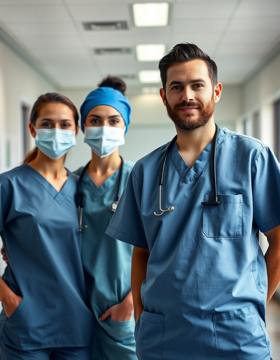 Custom medical uniform manufacturer - professional medical scrubs for healthcare workers